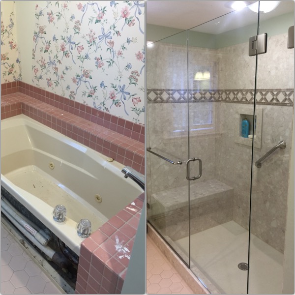 Before and After Tub