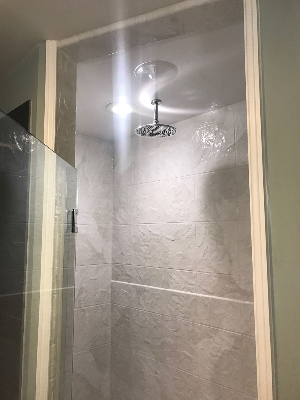 Shower Safety Wall Glass